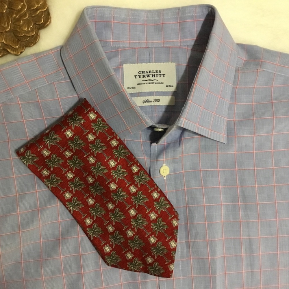 Charles Tyrwhitt Shirt Slim Fit 17.5 | 36